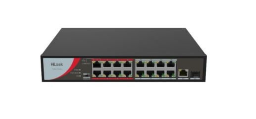 Hilook NS-0318P-130(B)(O-STD) 16Port 10/100 PoE+1x10/100/1000 RJ45+1xSFP Switch