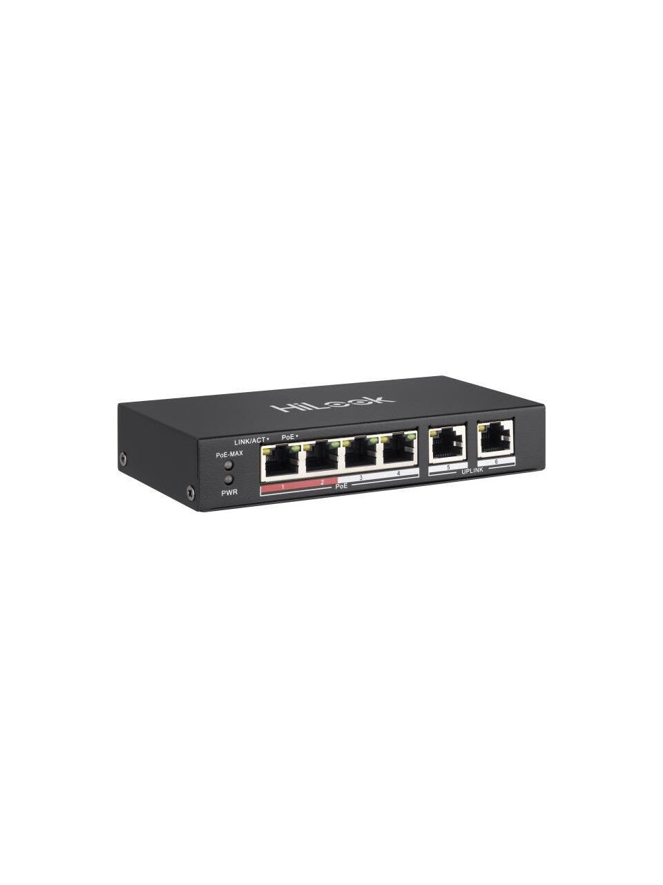 Hilook NS-0106P-35(O-STD) 4Port 10/100 PoE+2x10/100 RJ45 Switch