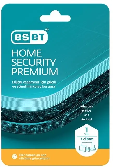 ESET Home Security Premıum KUTU - 3 Kullanıcı 1 Yıl