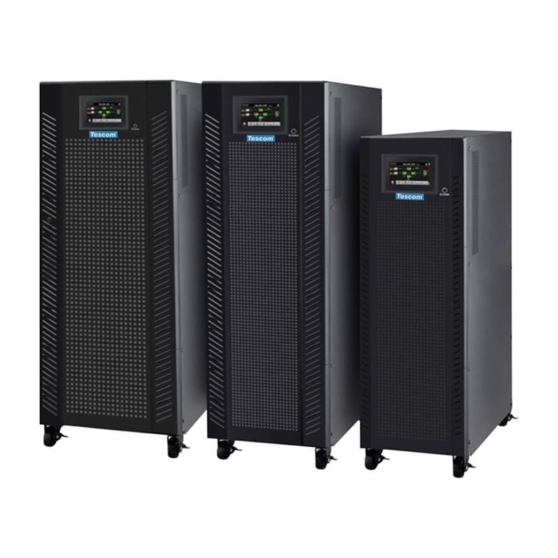 TESCOM TEOS 320 20KVA 3F/3F (40X7AH) RS-232 6/15 DK LCD ONLINE UPS (TRIFAZE)