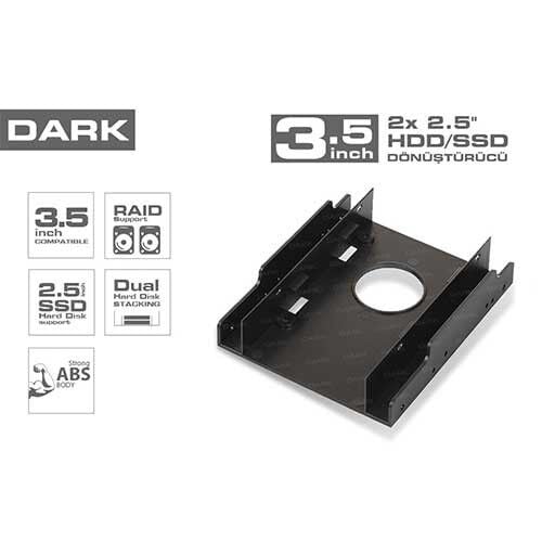 DARK DK-AC-DA35X25 2.5'' & 3.5'' Harddisk Çevirici (SSD ve Notebook Harddiskleri)