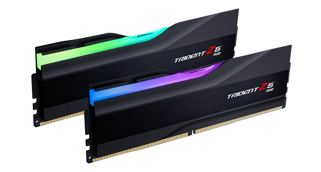 GSKILL 32GB (2X 16GB) DDR5 7600MHZ CL36 DUAL KIT RGB PC RAM TRIDENT Z5 F5-7600J3646G16GX2-TZ5RK