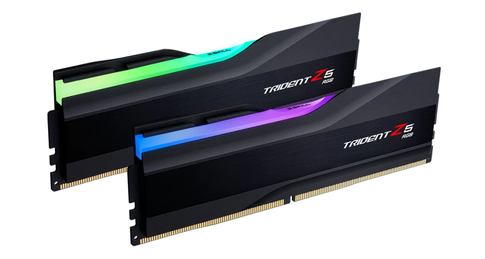 GSKILL 32GB (2X 16GB) DDR5 7600MHZ CL36 DUAL KIT RGB PC RAM TRIDENT Z5 F5-7600J3646G16GX2-TZ5RK