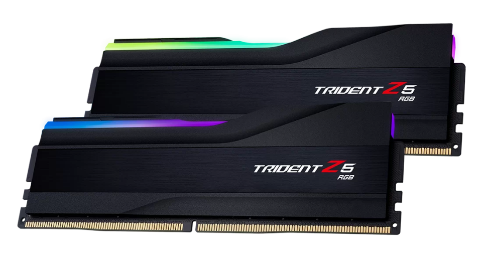 GSKILL 32GB (2X 16GB) DDR5 7600MHZ CL36 DUAL KIT RGB PC RAM TRIDENT Z5 F5-7600J3646G16GX2-TZ5RK