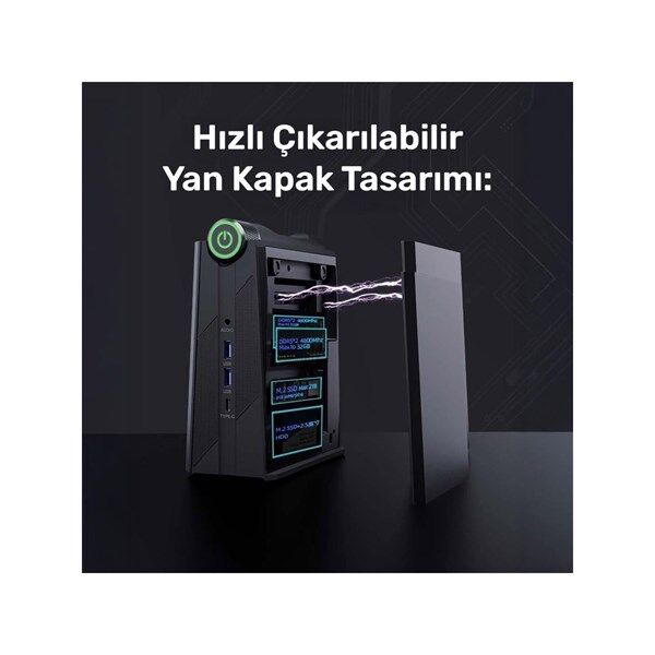 RAXIUS MP AM08 PRO R5 660M-66H002 RYZEN 5 6600H 8GB RAM 512GB NVME FDOS MINI PC