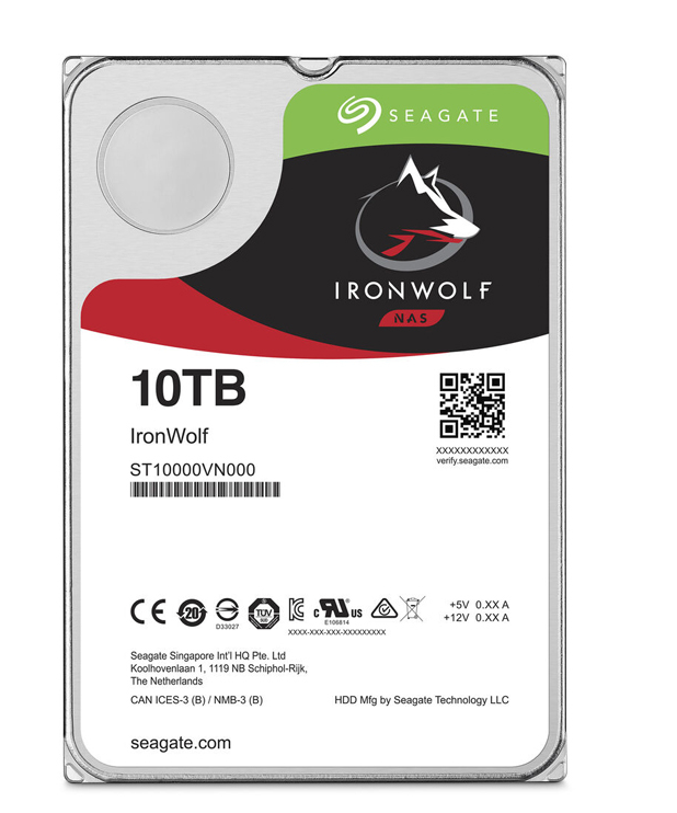 SEAGATE 3.5 10TB IRONWOLF ST10000VN000 256MB 7200RPM SATA-3 NAS Diski