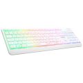 EVEREST Q TR KM-1500 Beyaz Kablosuz Rainbow Aydınlatmalı Q Multimedia Klavye + Mouse Set