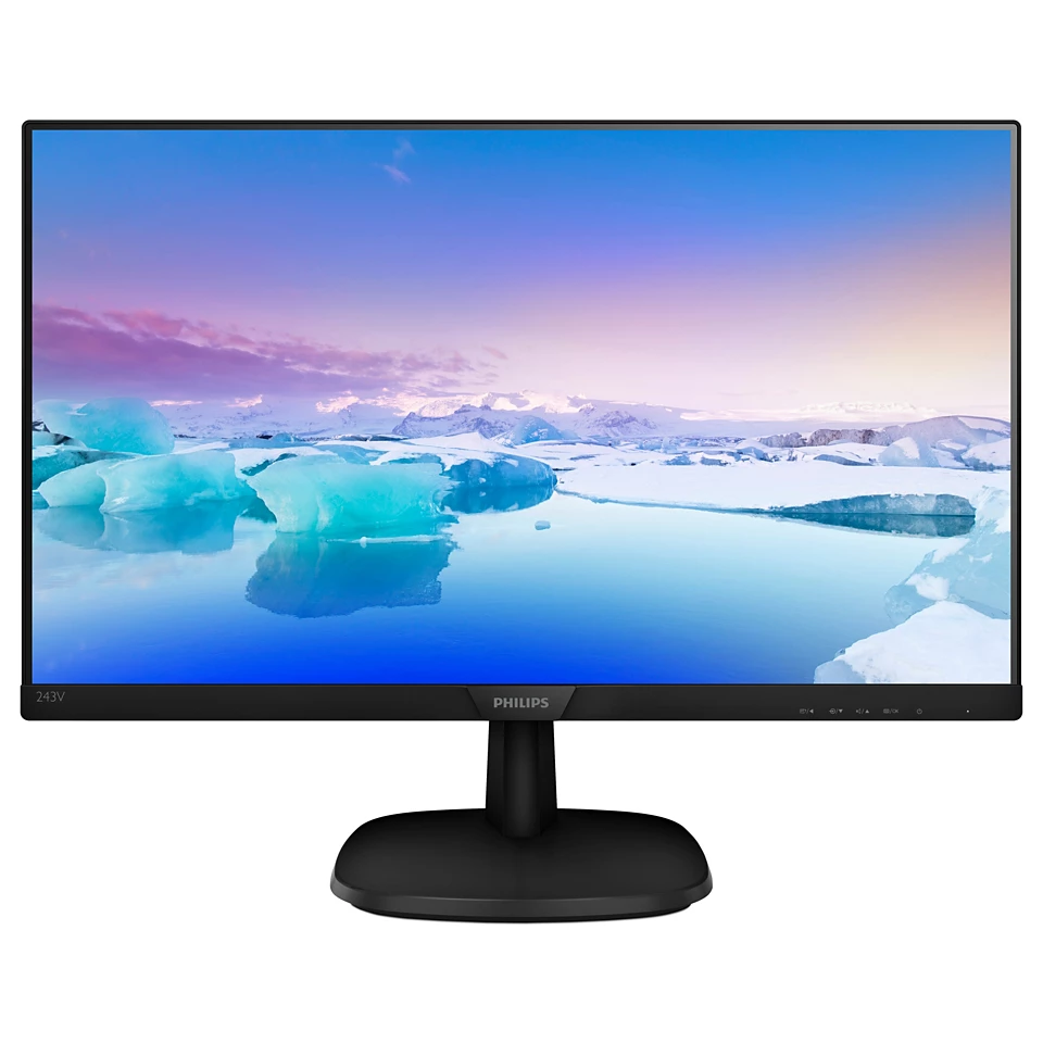 PHILIPS 23.8'' IPS 243V7QJABF-00 4MS 75Hz HDMI-DP EV Ofis Tipi Monitör