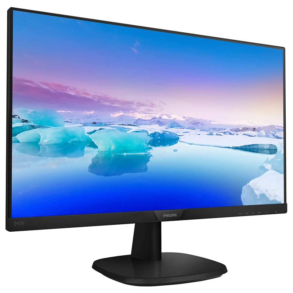 PHILIPS 23.8'' IPS 243V7QJABF-00 4MS 75Hz HDMI-DP EV Ofis Tipi Monitör