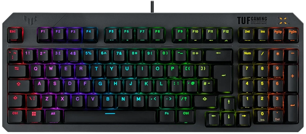 ASUS TUF GAMING K3B GEN II Kablolu USB Q Trk Gaming Klavye