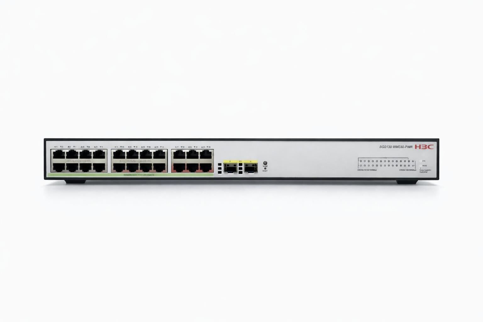 H3C S1600V2-26P-HPWR 24 PORT 10/100/1000 370W POE +2SFP Yönetilebilir Swıtch