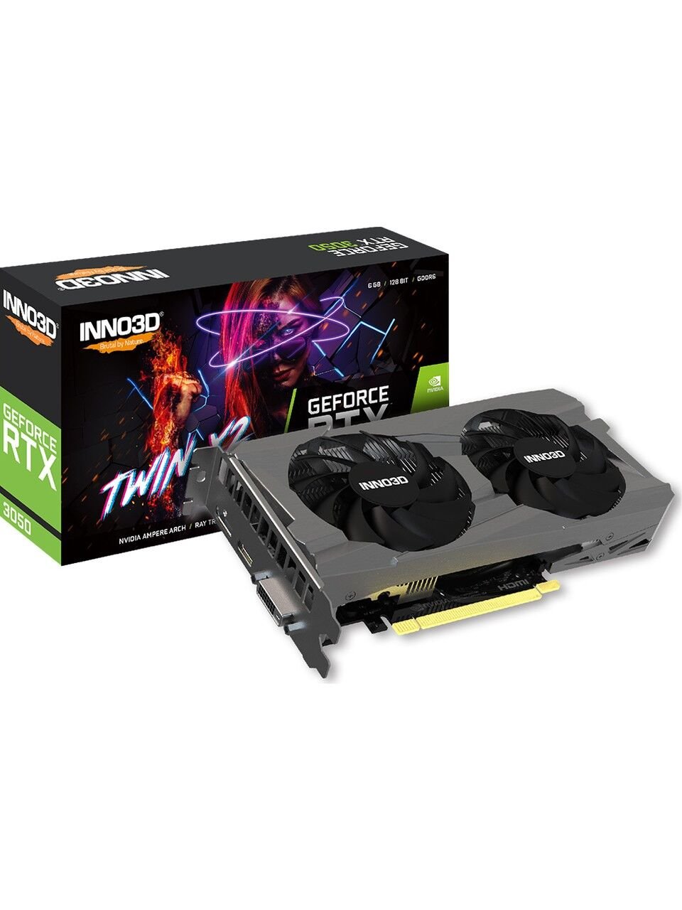 Inno3D RTX3050 Twin x2 v2 6GB 96Bit GDDR6