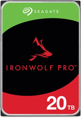SEAGATE 3.5'' 20TB IRONWOLF PRO ST20000NT001 7200 RPM 256MB SATA-3 KURUMSAL NAS DİSKİ