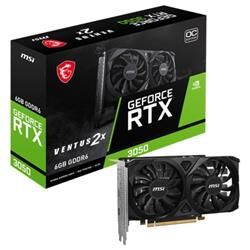 MSI VGA GEFORCE RTX 3050 VENTUS 2X E 6G OC 6GB GDDR6 96B DX12