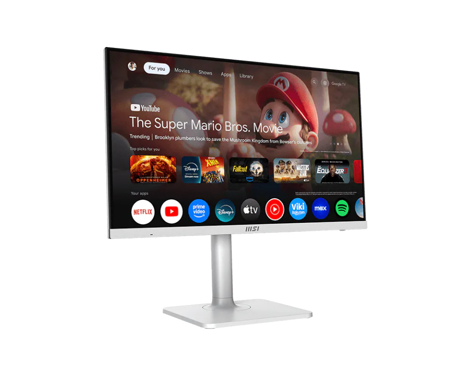MSI 27'' Flat IPS Modern 1ms 60Hz Pivot Beyaz Smart Monitör (3840x2160) MD272UPSW