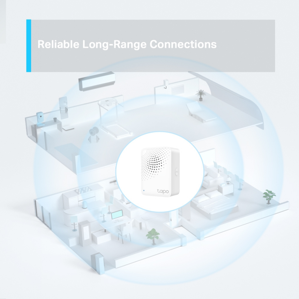 TP-LINK Tapo H100 Zil Özellikli ile Tapo Akıllı Hub