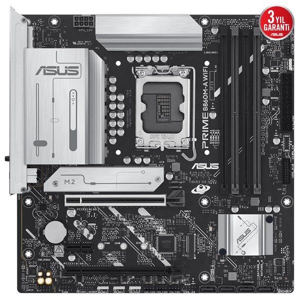 ASUS PRIME B860M-A WIFI6E DDR5 HDMI DP PCIE 5.0 1851p mATX