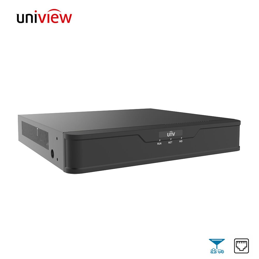 UNV NVR301-04S3 4 Kanal 8MP H.265+ 1 Disk Network Kayıt Cihazı