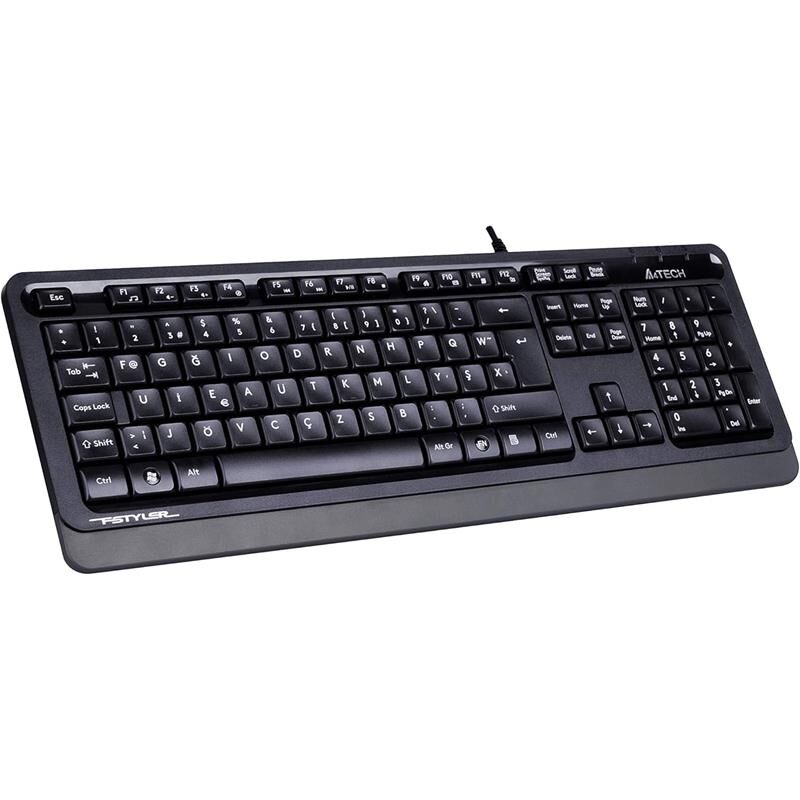 A4 TECH FK10 F TR MM SİYAH USB KABLOLU KLAVYE