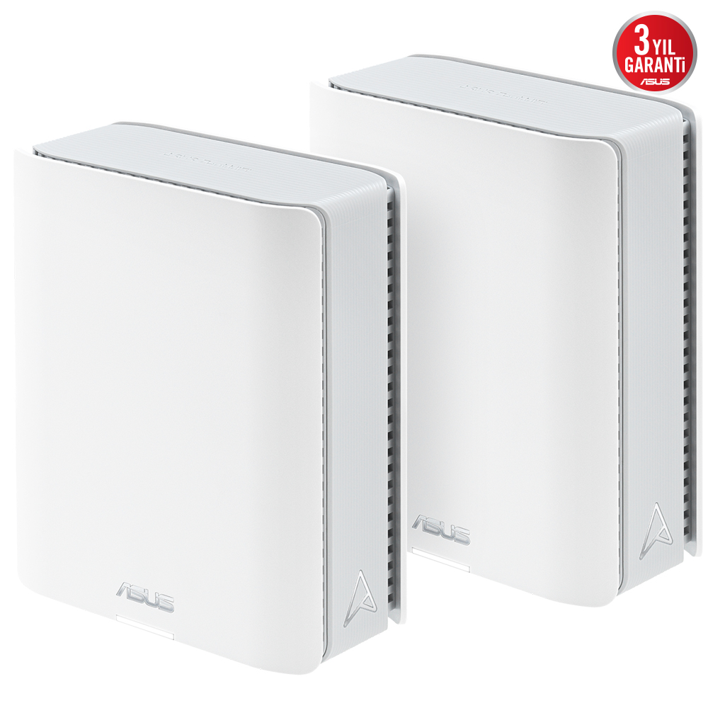 ASUS ZENWIFI7 BT10 BE18000 Mesh Router Beyaz 2-li Paket