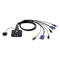 ATEN CS22U 2-Port USB VGA KVM Switch
