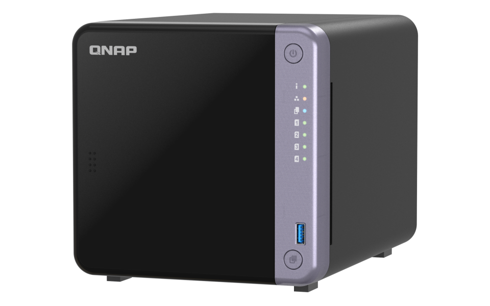 QNAP 4diskli Alpine AL524 QC-4GB RAM-10GbE SFP+ Nas Server TS-432X-4G