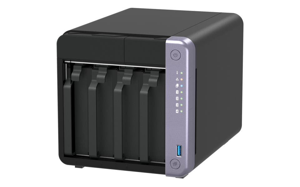 QNAP 4diskli Alpine AL524 QC-4GB RAM-10GbE SFP+ Nas Server TS-432X-4G