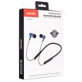 Asonic AS-XBK65 Siyah/Mavi Boyun Askılı Mıknatıslı Bluetooth  TF Kart Spor Kulak içi Kulaklık