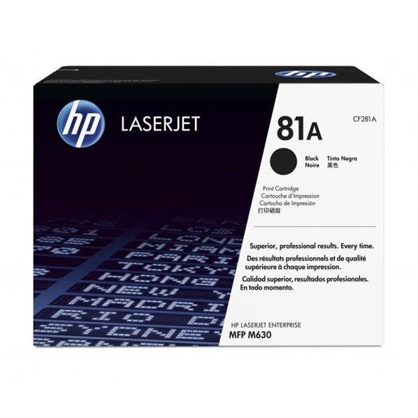 HP CF281A (81A) Sıyah Toner 10.000 Sayfa