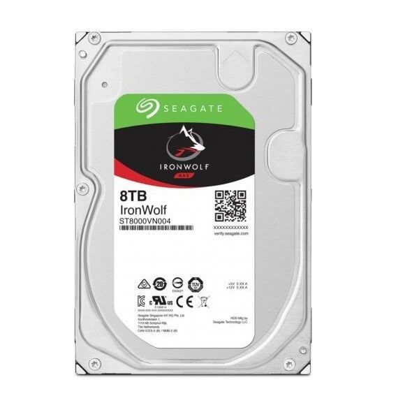 SEAGATE 3.5'' 8TB IRONWOLF ST8000VN004 7200 RPM 256MB SATA-3 NAS Diski