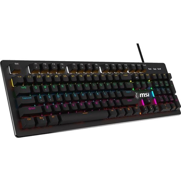 MSI GG FORCE GK300 Red Mekanik Red Swicth Rgb Gaming Klavye