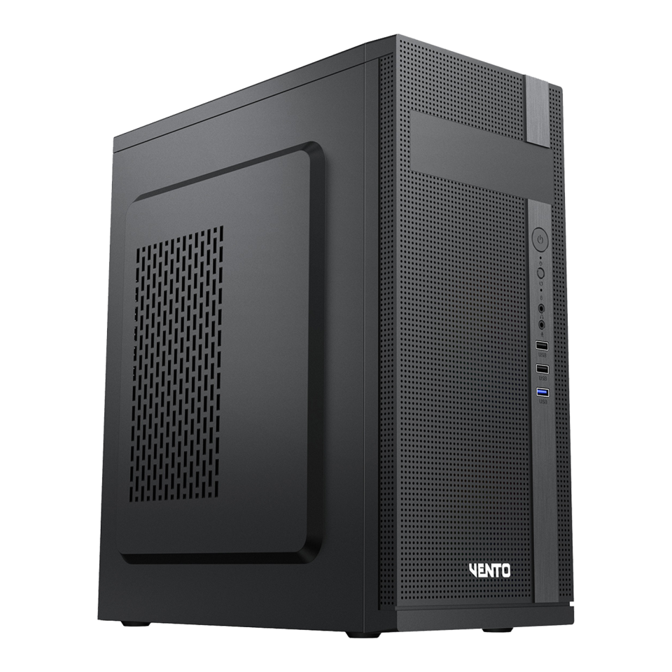 VENTO 400W VS115F Standart Mid-Tower PC Kasası Siyah