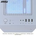 MSI MAG FORCE M100R WHITE GAMING MICRO-TOWER PC KASASI BEYAZ