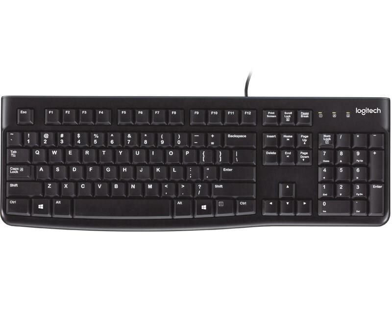 LOGITECH K120 Q USB KABLOLU KLAVYE SİYAH 920-002505