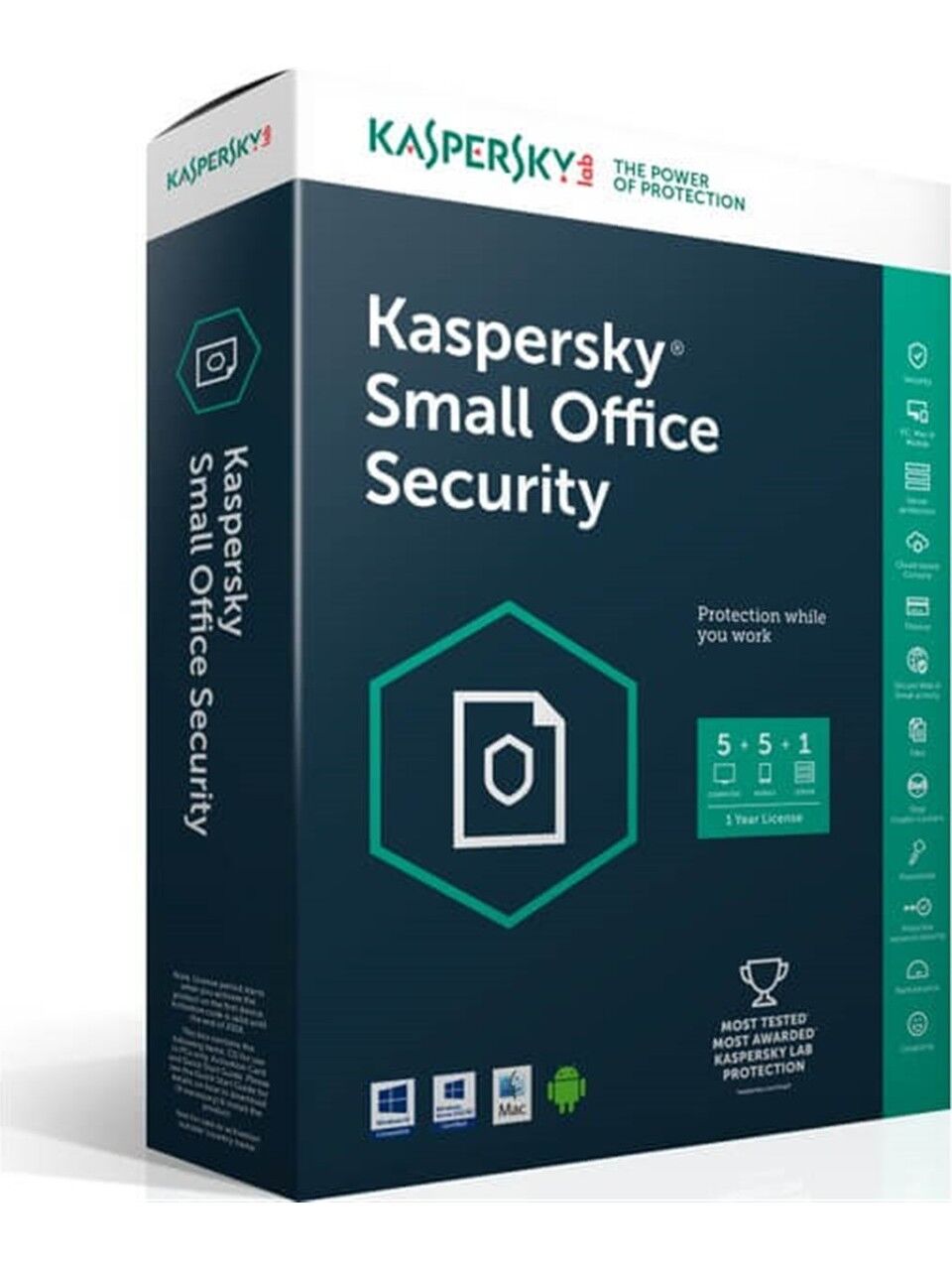 Kaspersky Small Office Sec. 1+10 (+10 MOBİL) Dvd Kutu 1 YIL