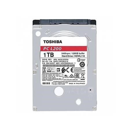TOSHIBA 1TB 2.5'' L200 HDWL110USVA 128MB 5400RPM NOTEBOOK DİSKİ