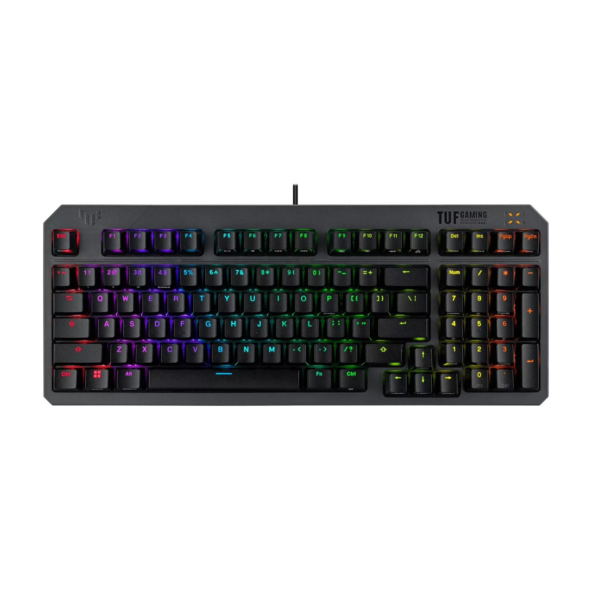 ASUS TUF GAMING K3 GEN II SIYAH SWITCH RGB OPTIK MEKANIK GAMING KLAVYE