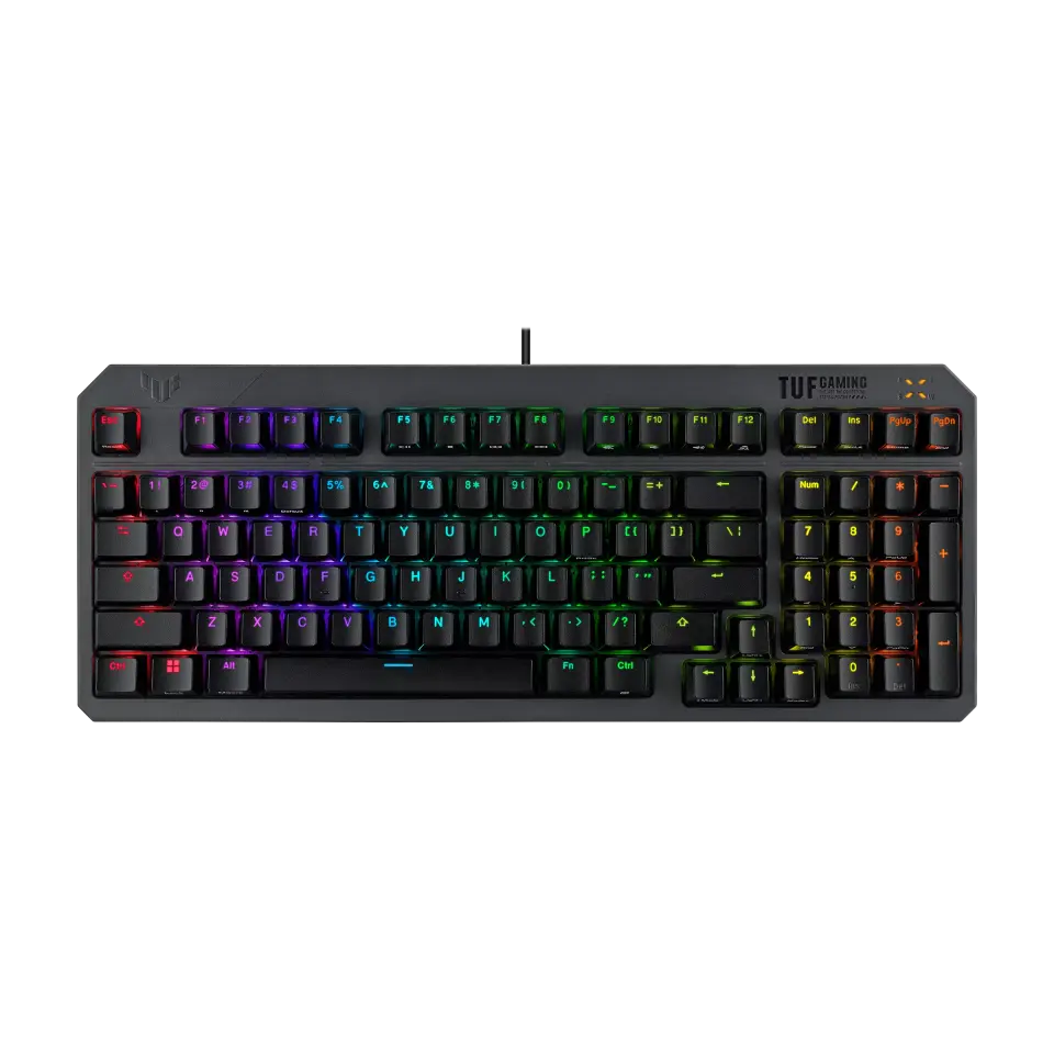 ASUS TUF GAMING K3 GEN II SIYAH SWITCH RGB OPTIK MEKANIK GAMING KLAVYE