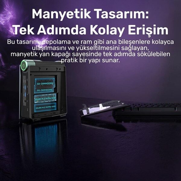 RAXIUS MP S3A R5 SD-743U001 RYZEN 5 7430U 32GB RAM 512GB NVME O/B UHD FDOS MINI PC