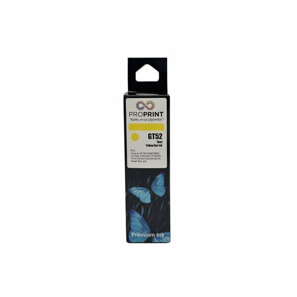 Tonerkopi HP GT52-M0H56AE YL Muadil Mürekkep 70ML