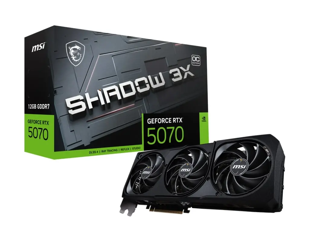 MSI VGA GEFORCE RTX 5070 12G VENTUS 3X OC 12GB GDRR7 192B DX12