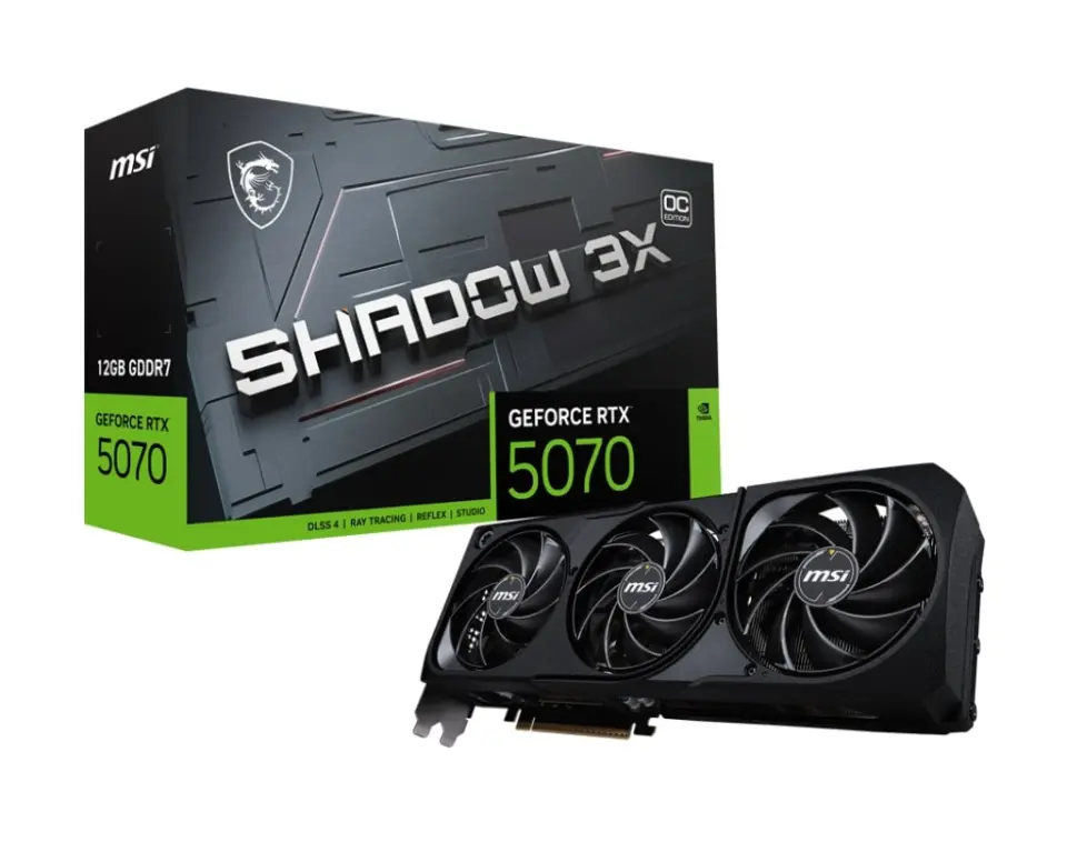 MSI VGA GEFORCE RTX 5070 12G VENTUS 3X OC 12GB GDRR7 192B DX12