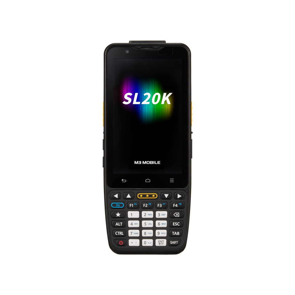 M3 Mobile 4.0 SL20KX/W Wlan Bluetooth (2D) Karekod Android 13 El Terminali 4GB RAM/64GB