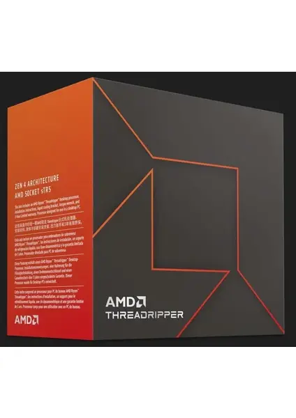 AMD RYZEN THREADRIPPER 7960X 24çekirdekli 152MB sTR5 350w Kutulu+Fansız