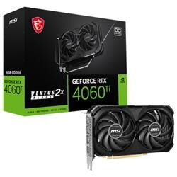 MSI VGA GEFORCE RTX 4060 TI VENTUS 2X BLACK 8G OC 8GB GDDR6 128B DX12