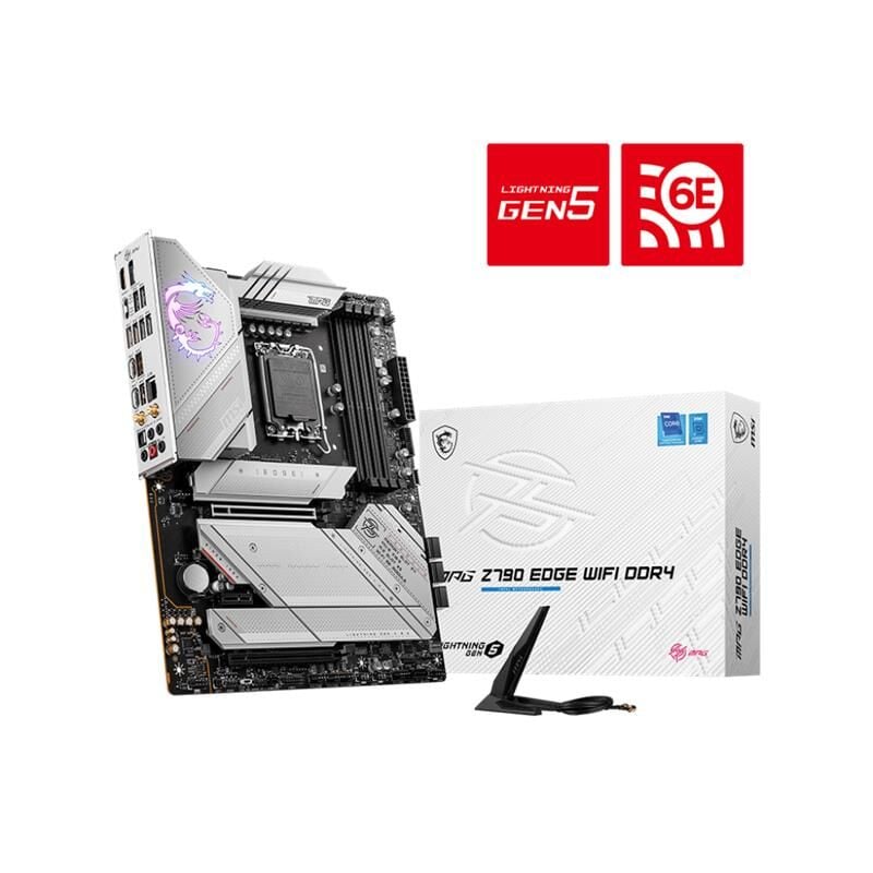 MSI MPG Z790 EDGE WIFI DDR4 5333MHZ 1XHDMI 1XDP 5XM.2 USB 3.2 ATX 1700P (12. / 13. VE 14. NESİL İŞLEMCİ UYUMLU)
