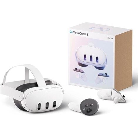 Meta Quest 3 128 GB All-In-One VR Sanal Gerçeklik Gözlüğü