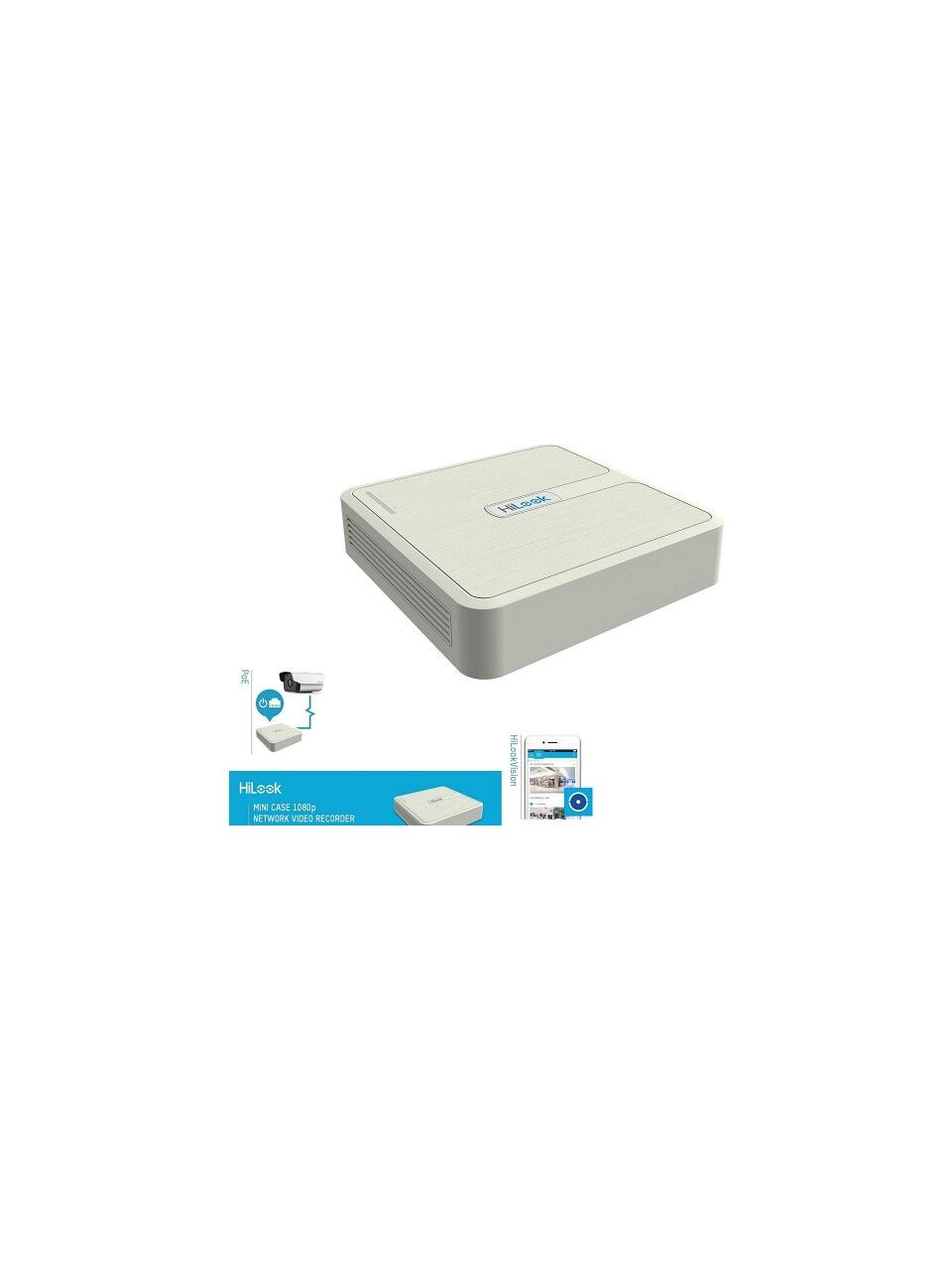 Hilook NVR-104H-D(STD)(D) 4 Kanal 4MP H.265+1 Disk Network Kayıt Cihazı
