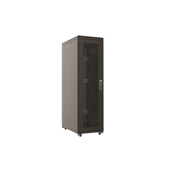 AGER 32U + 2li Fan 800x1000mm Dikili Tip Siyah Kabinet Vega AG-VB32U8010S1 Cam Kapak