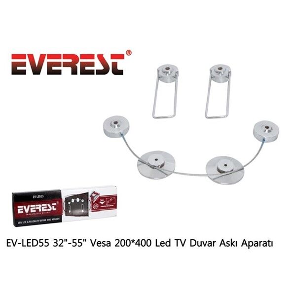 Everest EV-LED55 32''-55'' Vesa 200*400 Led TV Duvar Askı Aparatı